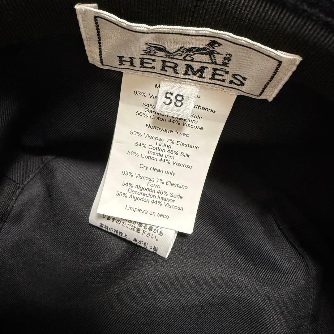 【新品】　エルメス　ハット　カルヴィ　ミラノジャージー