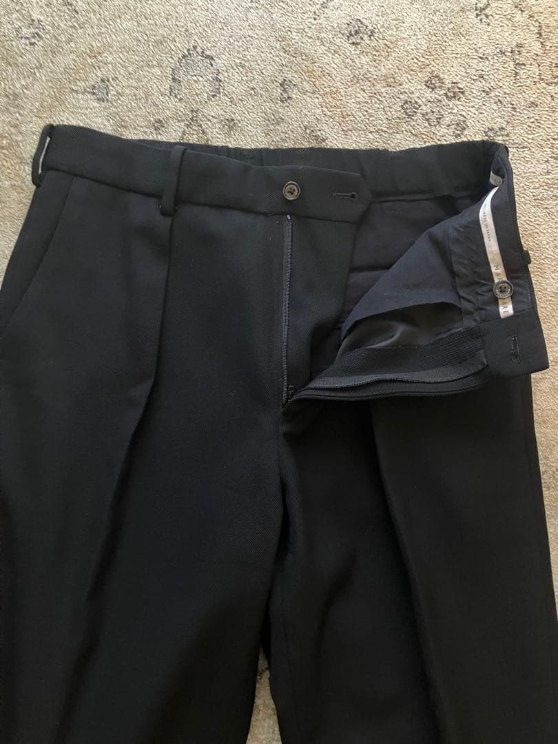 マーカウェア　ペグトップ　オーガニックウールサバイバルクロス　ブラック　サイズ1