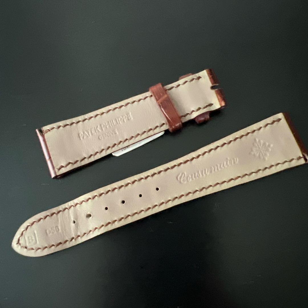 パテックフィリップ　レザーベルト　5940J-001 クロコベルト
