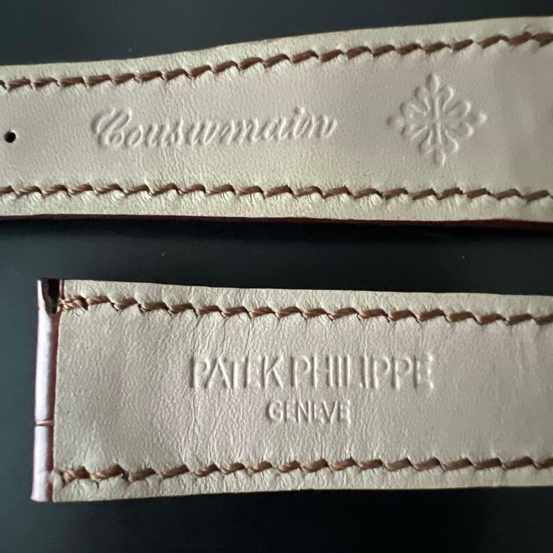 パテックフィリップ　レザーベルト　5940J-001 クロコベルト