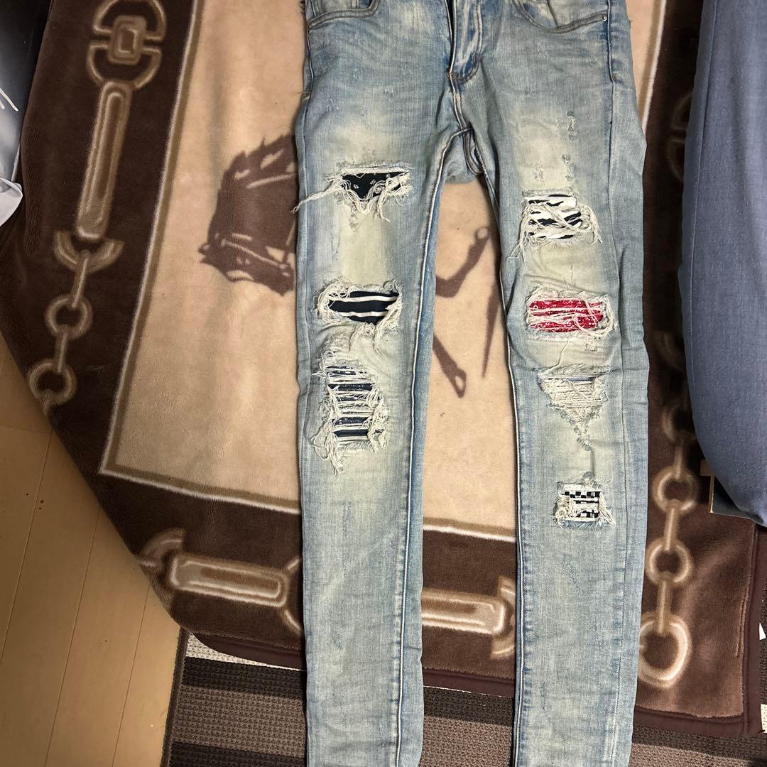 mnml ダメージデニムパンツ サイズ28