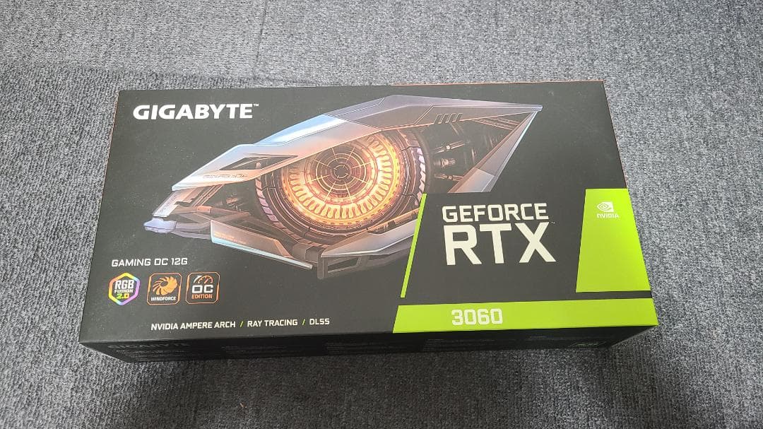 グラフィックボード・グラボ・ビデオカード GIGABYTE GeForce RTX 3060 GAMING OC 12G