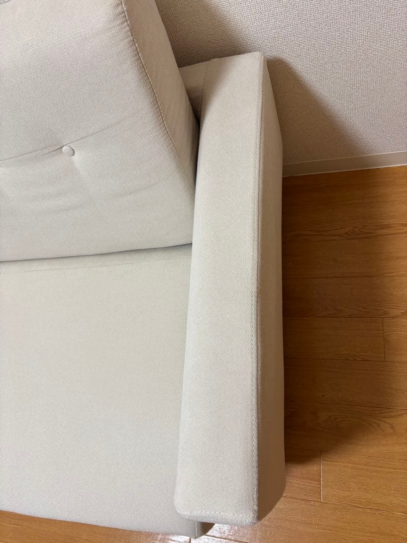 ソファーベッド　ソファー　2人掛け　肘付き