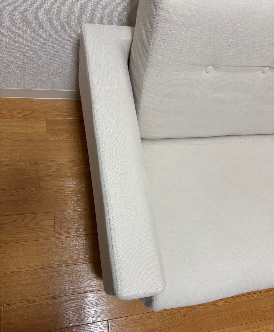 ソファーベッド　ソファー　2人掛け　肘付き