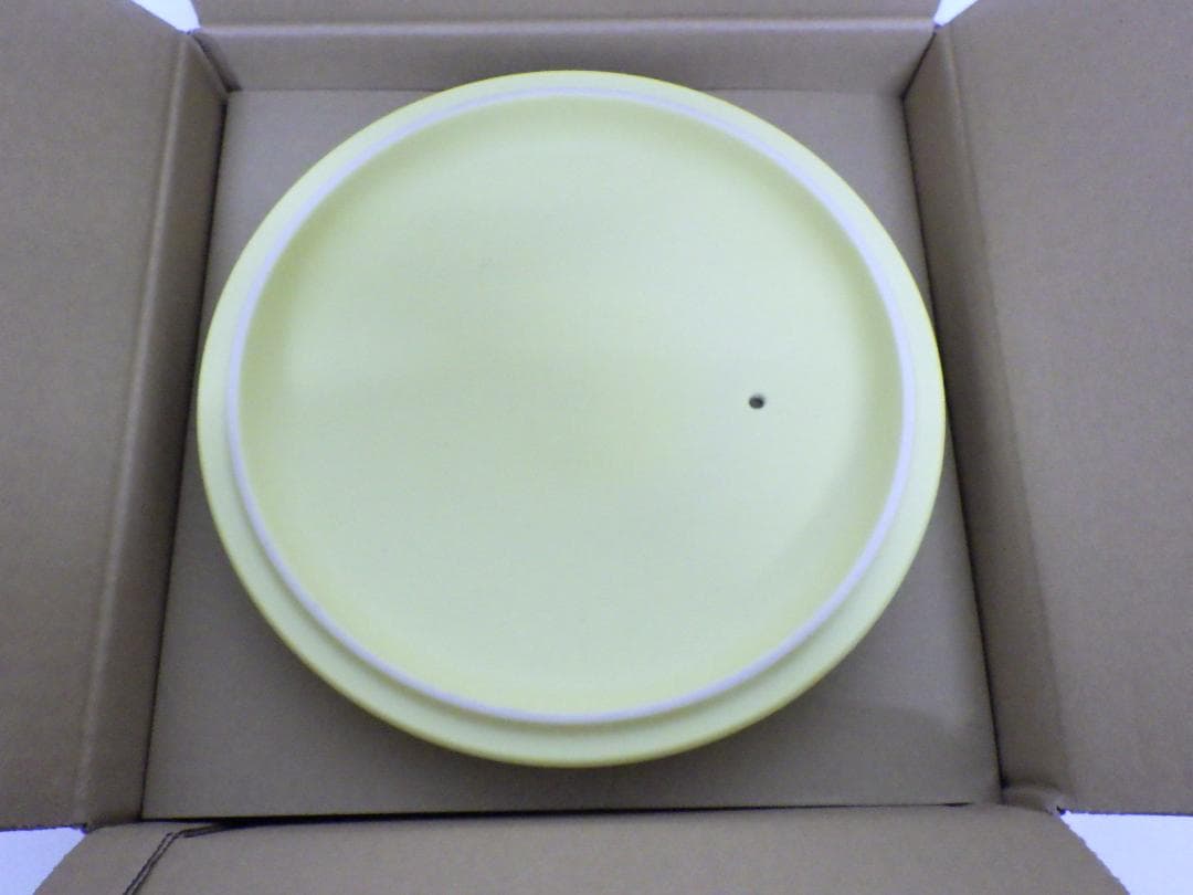 M1324 【未使用】セラポット レモンイエロー 26cm 5点セット