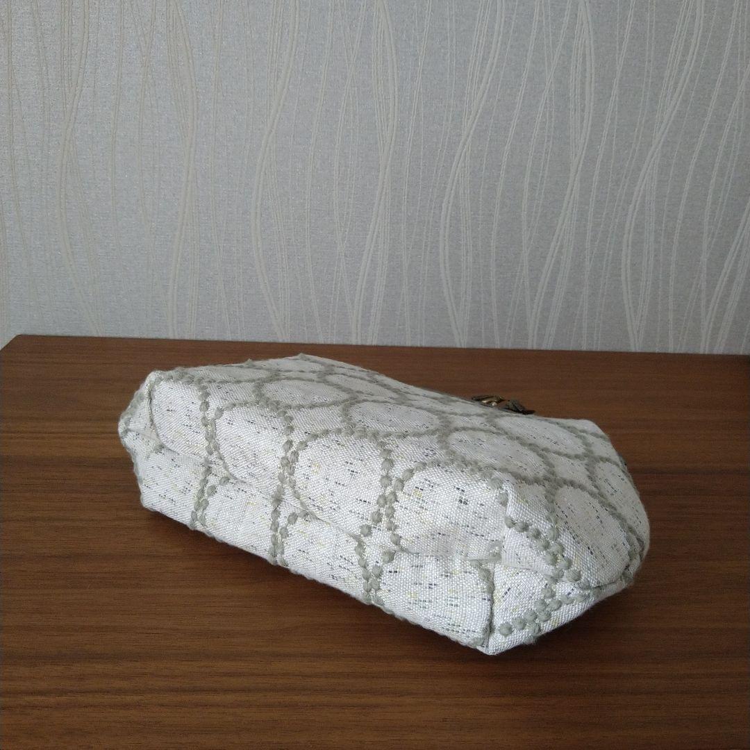 【ラスト1】タンバリン小鳥の口金親子がま口バッグ/ミナペルホネンハンドメイド