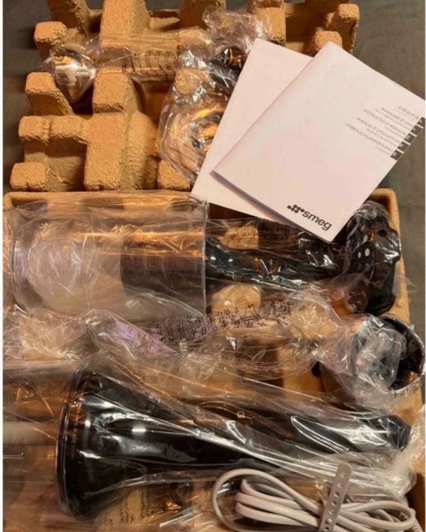 半額以下！新品未使用SMEG☆スメッグ ハンドブレンダー ブラック