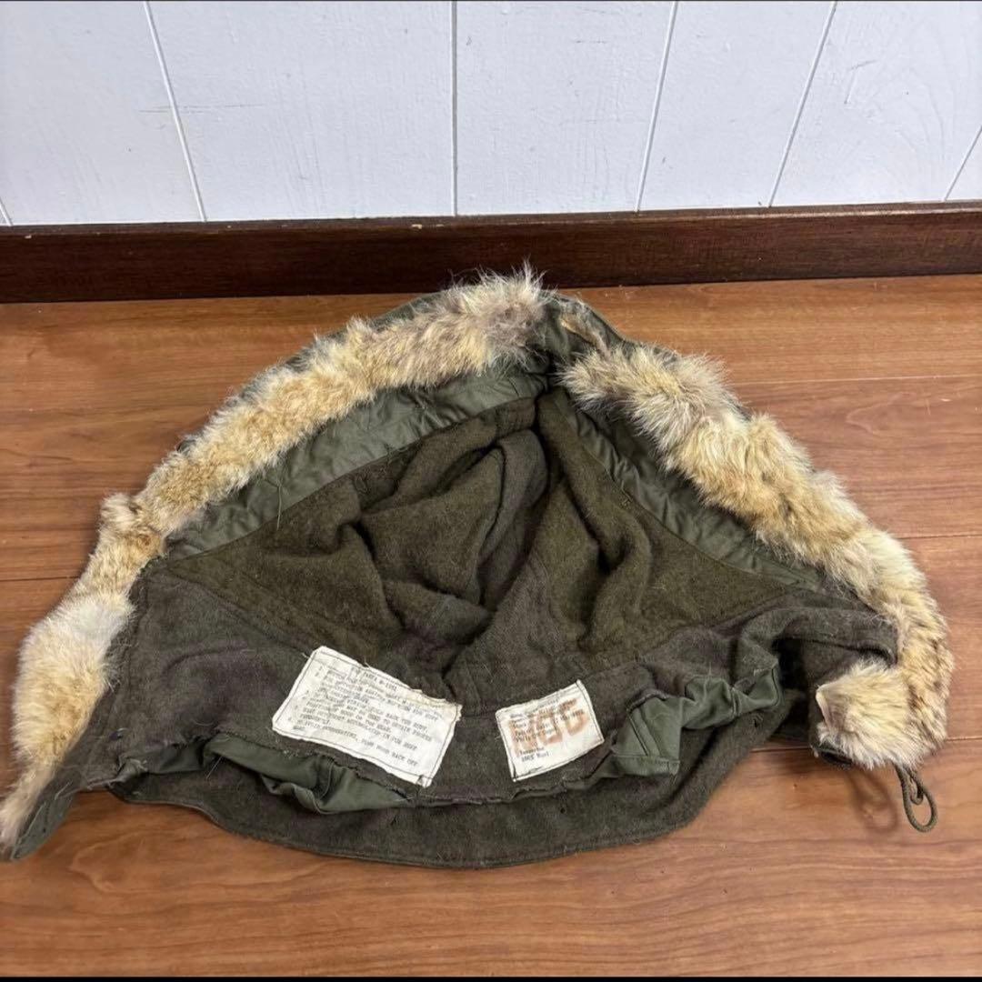 50s 初期型　米軍　実物　M51フード　M1951 PARKA コヨーテファ④