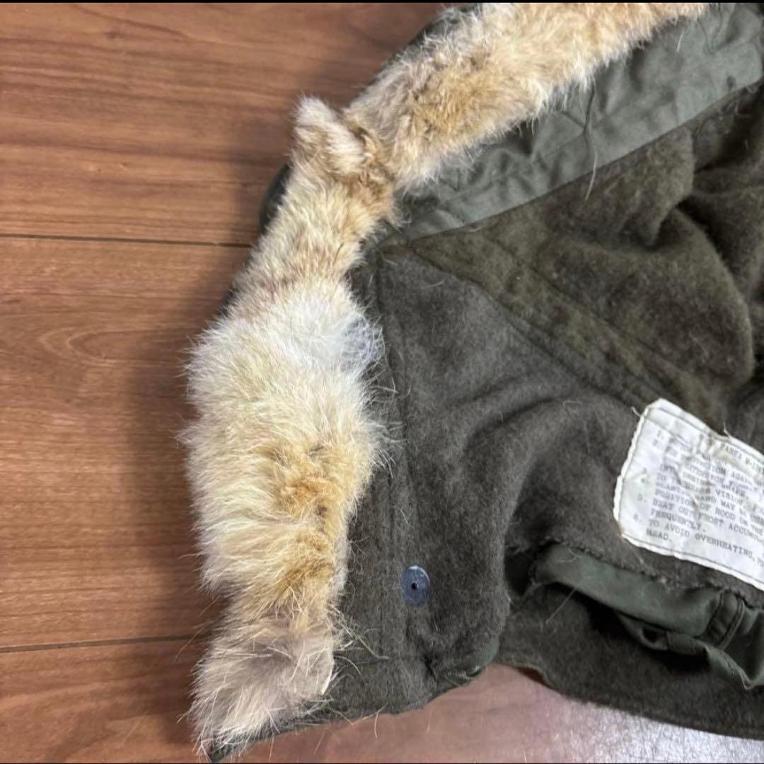 50s 初期型　米軍　実物　M51フード　M1951 PARKA コヨーテファ④