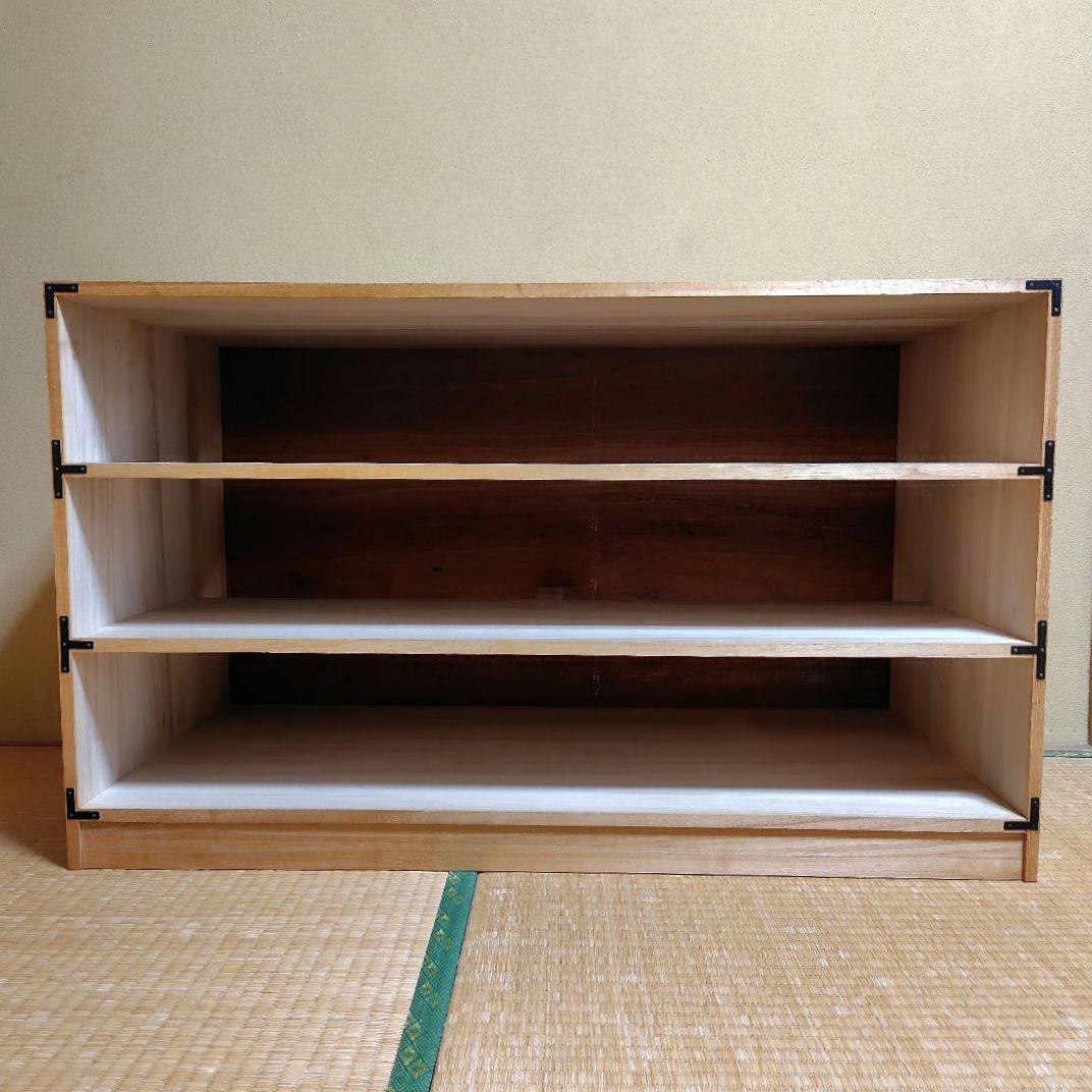 桐箪笥 3段引出し収納 木製 和タンス 棚