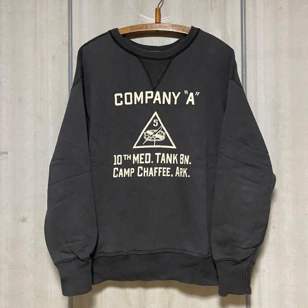 WAREHOUSE 両V スウェット ヴィンテージ 40s 40 ブラック