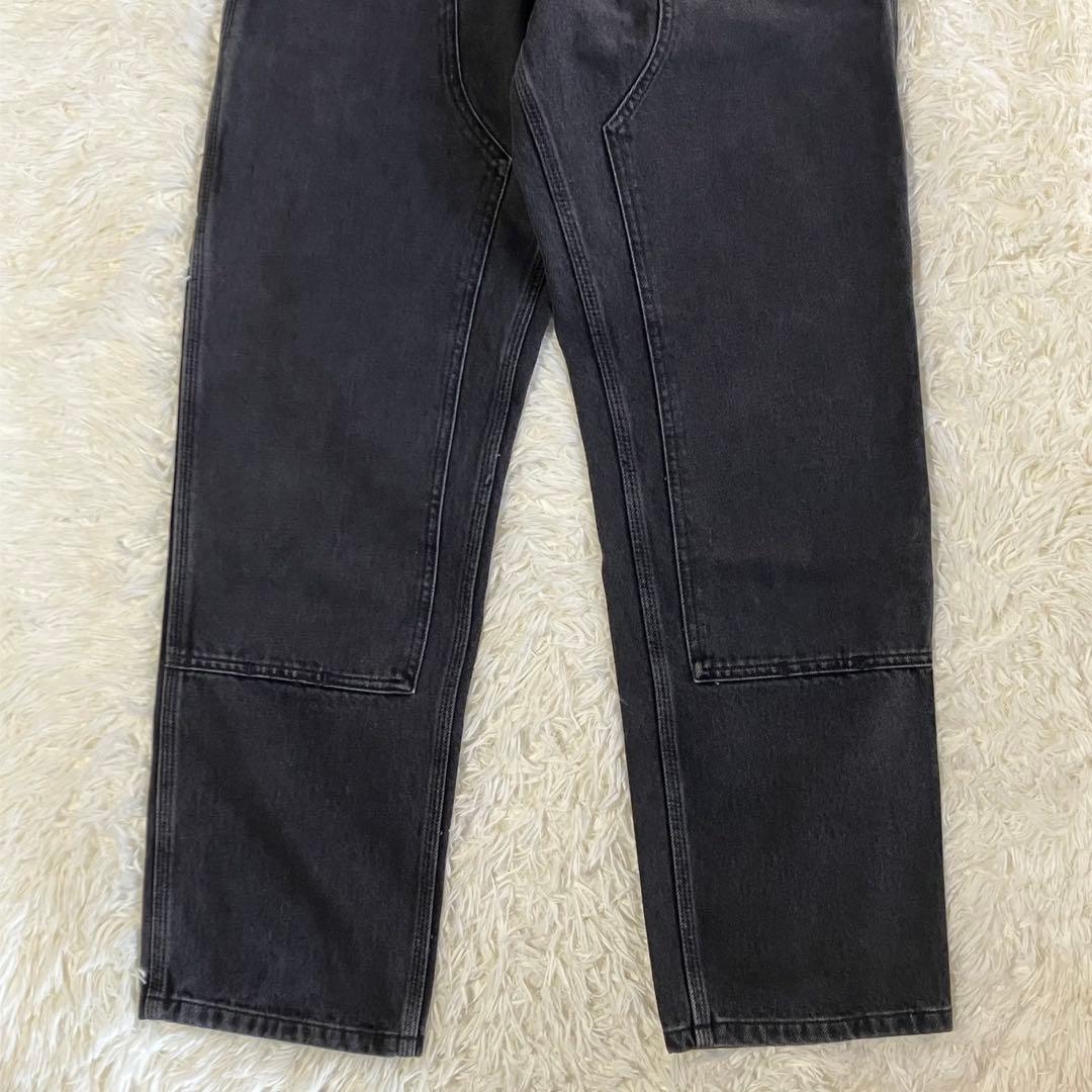 新品未使用 Carhartt WIP ダブルニー ブラック デニムパンツ 28