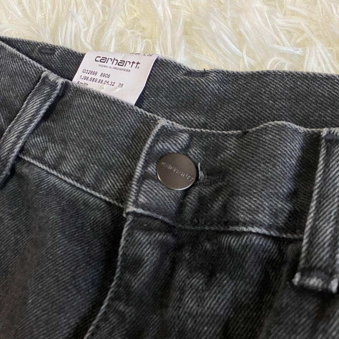 新品未使用 Carhartt WIP ダブルニー ブラック デニムパンツ 28
