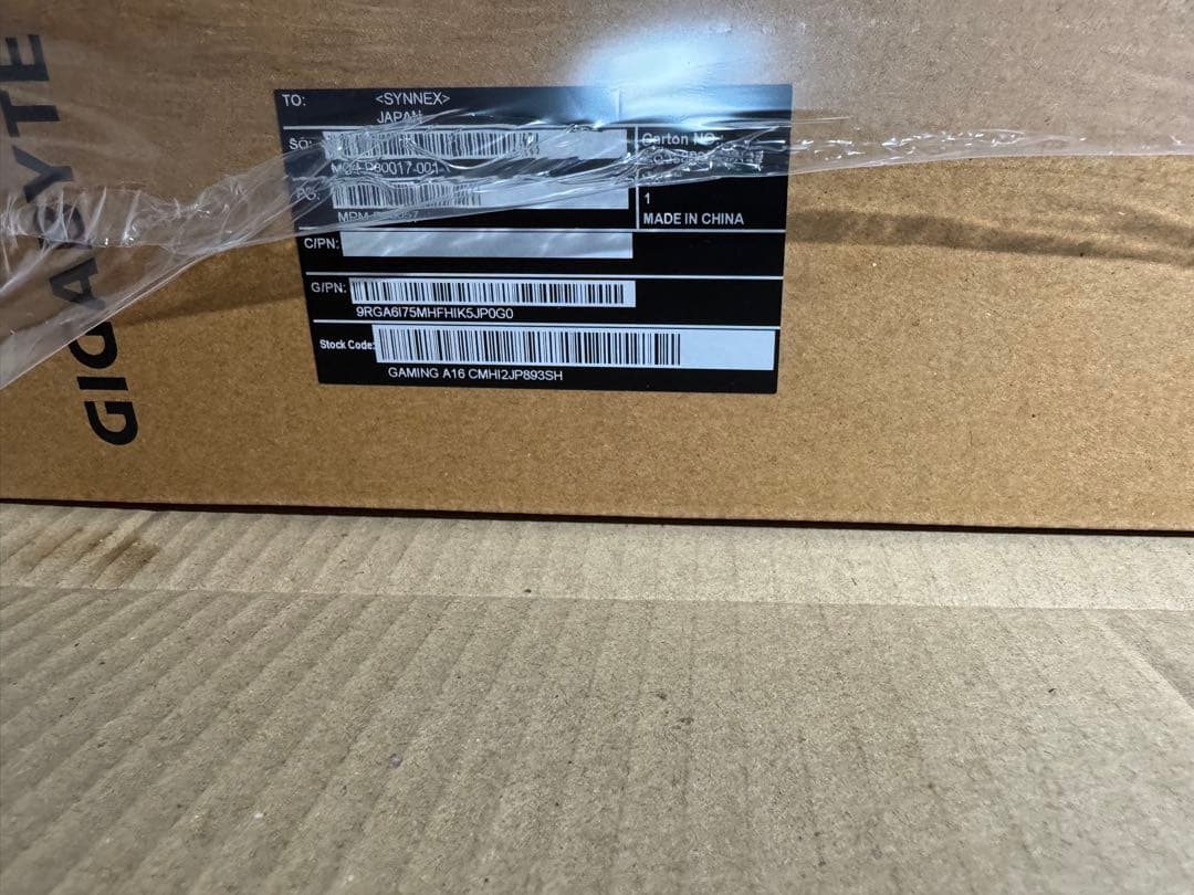 DiorGAMING A16 CMHI2JP893SH ゲーミングノート