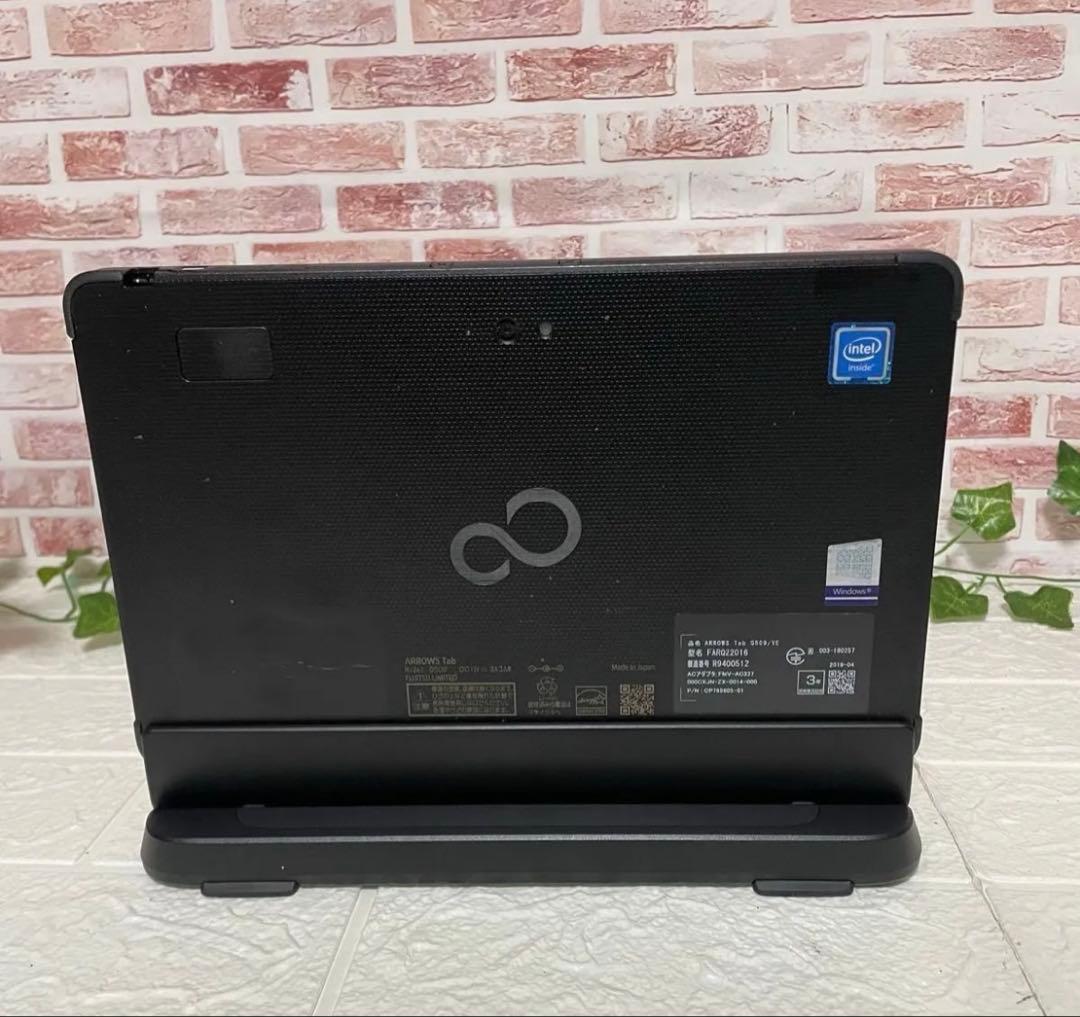 ★タブレット中古富士通SSD128GB★Q509/VE カメラ ノートPC228