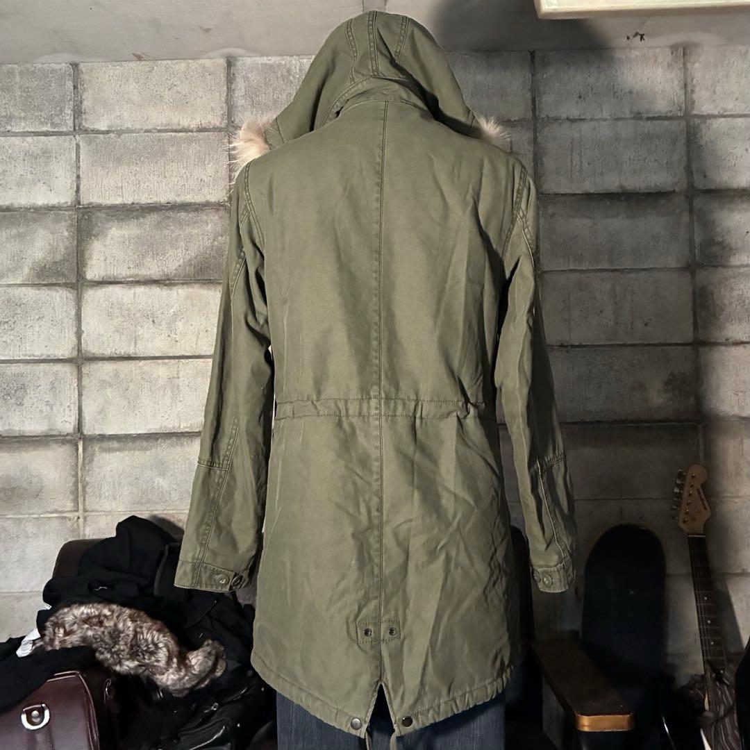 平成　グランジ　モッズコート　リアルファー　ギミック　ミリタリー　Y2K N3B