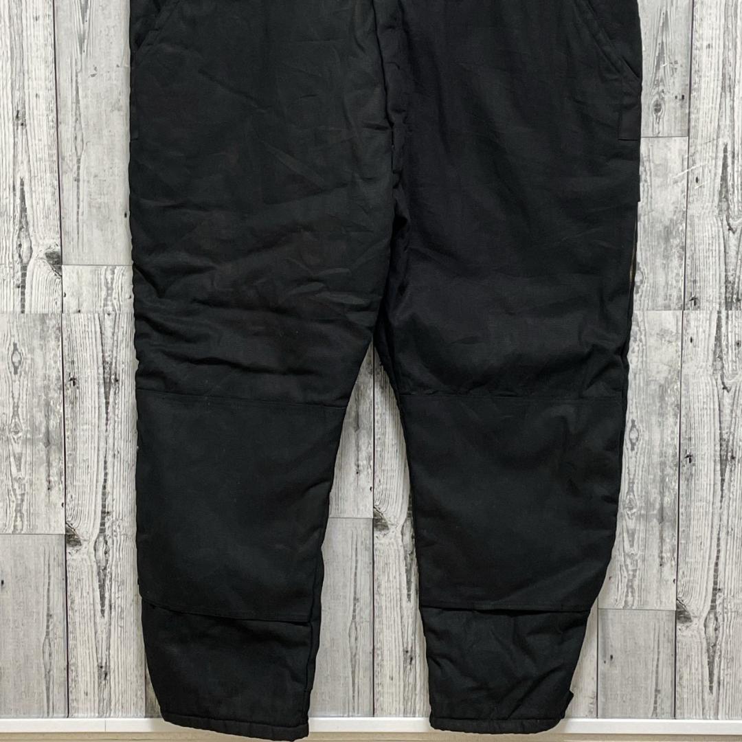 Dickies ディッキーズ オーバーオール ダック 中綿 ブラック 4XL