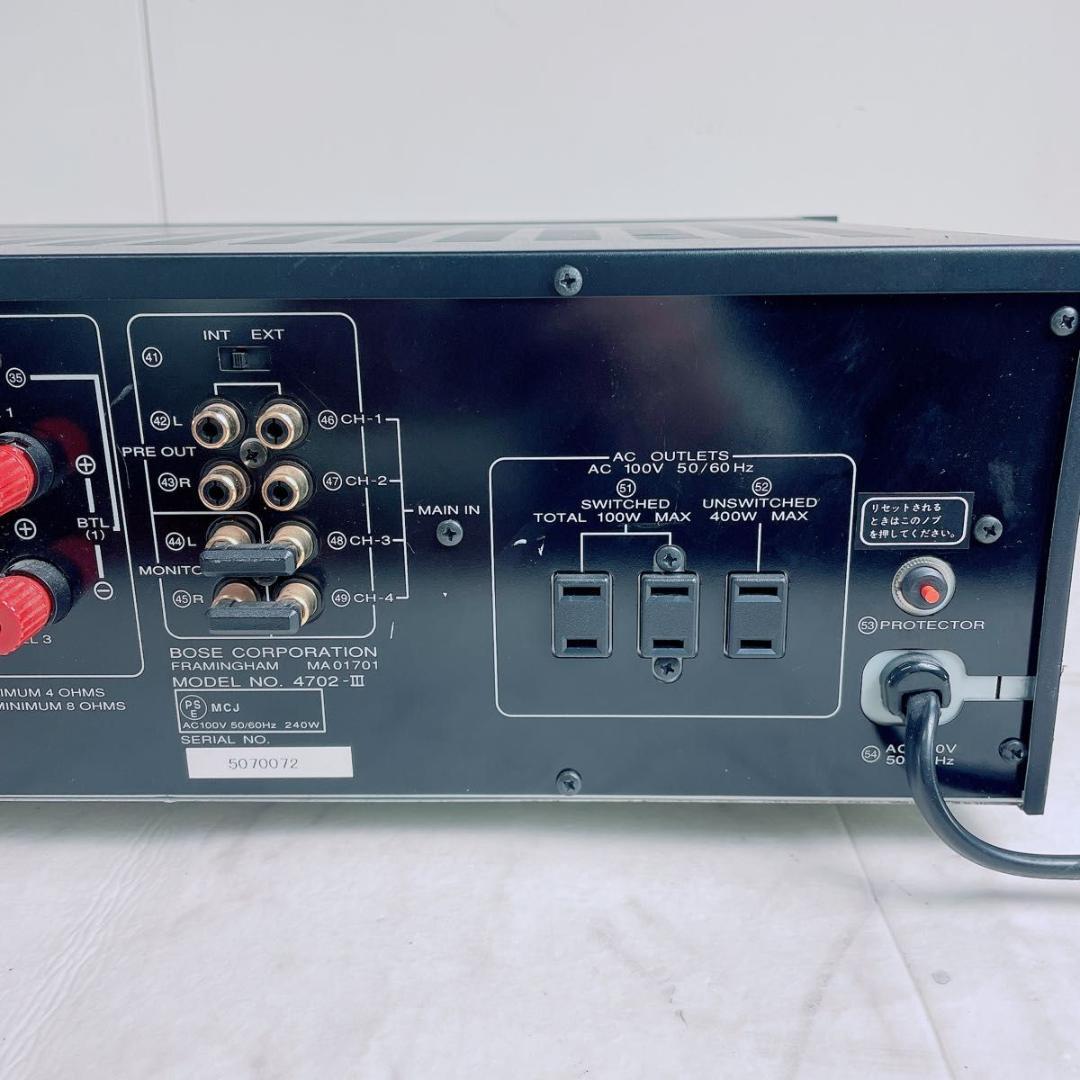 ボーズ BOSE プリメインアンプ 4702-Ⅲ N1947