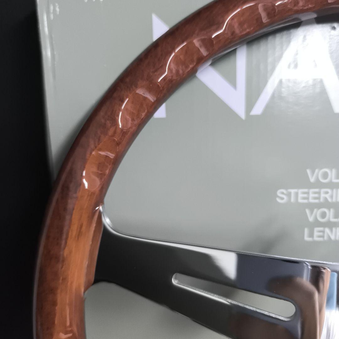 NARDI ナルディタイプ 　クラシック　ウッド&メッキスポーク350mm