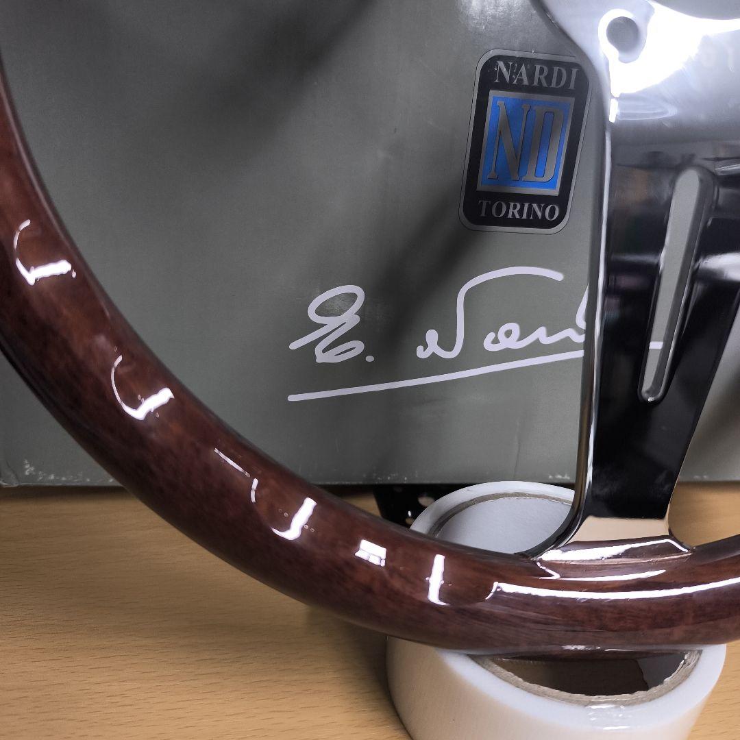 NARDI ナルディタイプ 　クラシック　ウッド&メッキスポーク350mm