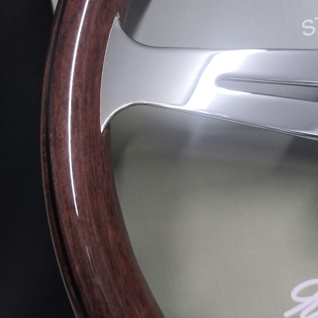 NARDI ナルディタイプ 　クラシック　ウッド&メッキスポーク350mm