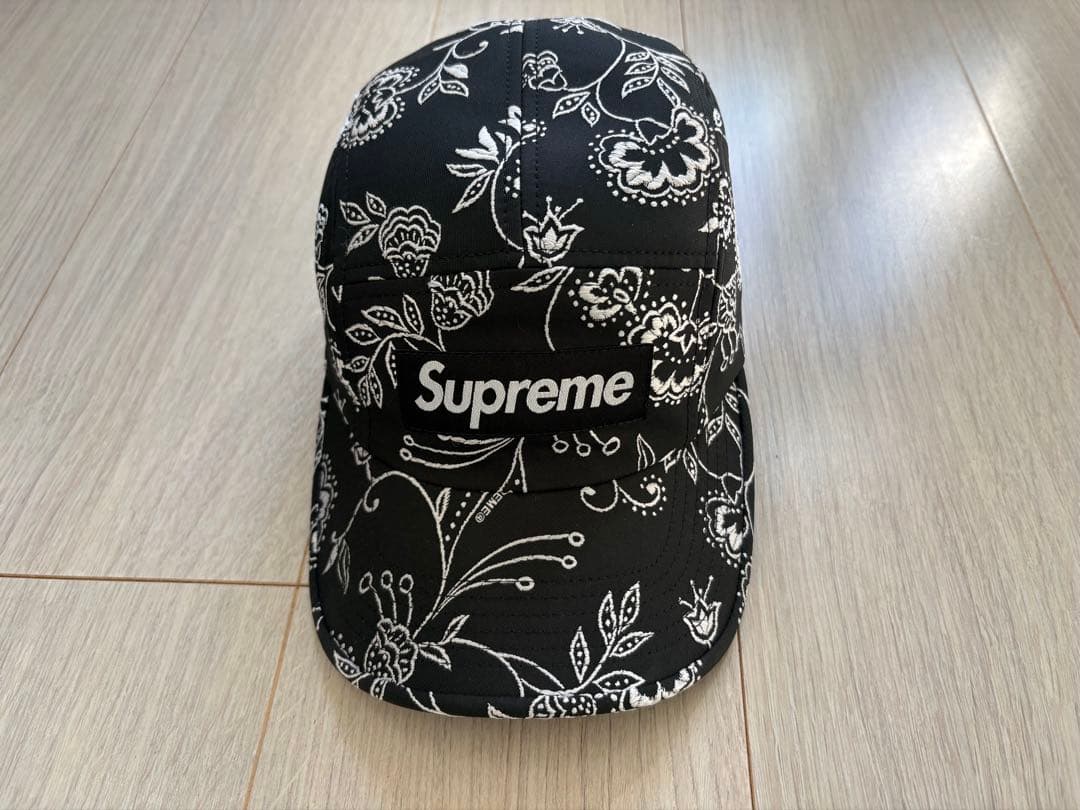 シュプリーム　supreme Floral Jacquard Camp Cap