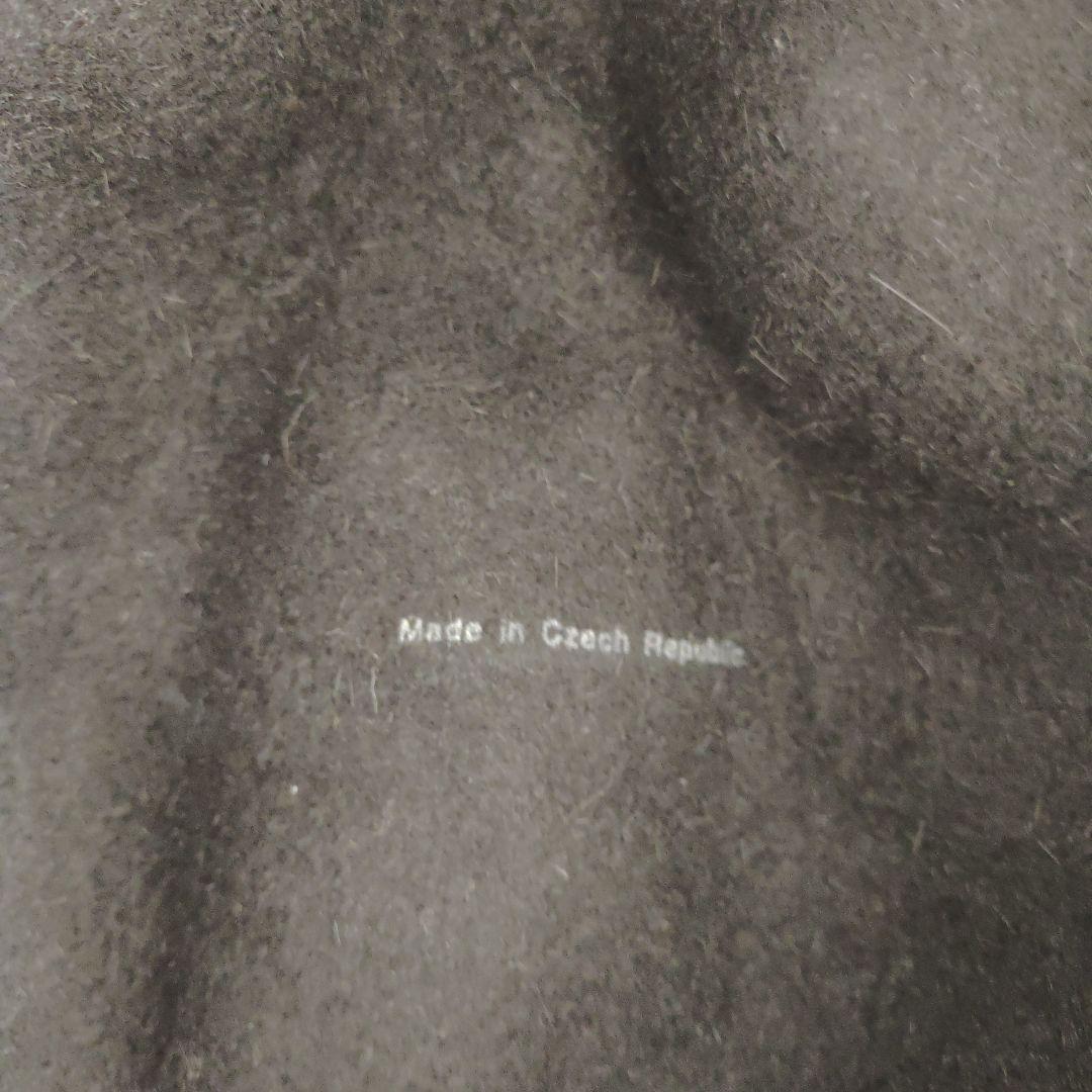 forsomeoneハットブラック　黒鹿革ディアスキンldh