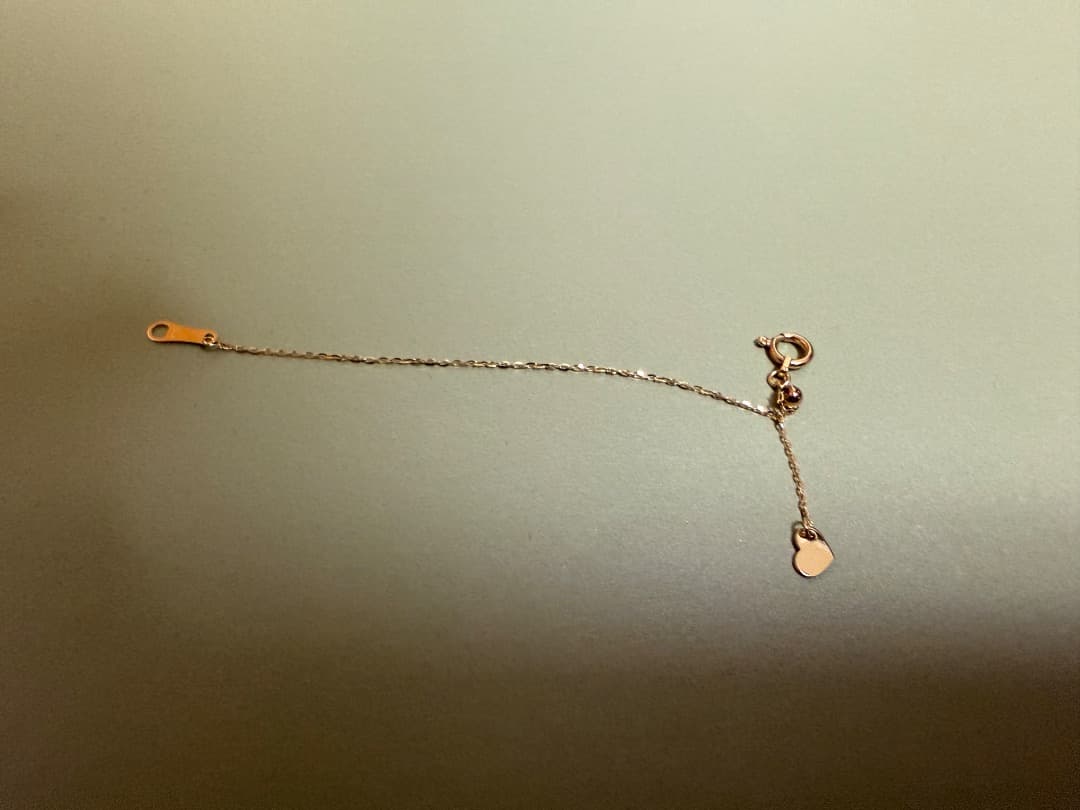 [シアーズ] アジャスター スライド ネックレス あずき 18金 ゴールド