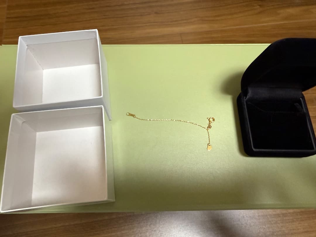 [シアーズ] アジャスター スライド ネックレス あずき 18金 ゴールド