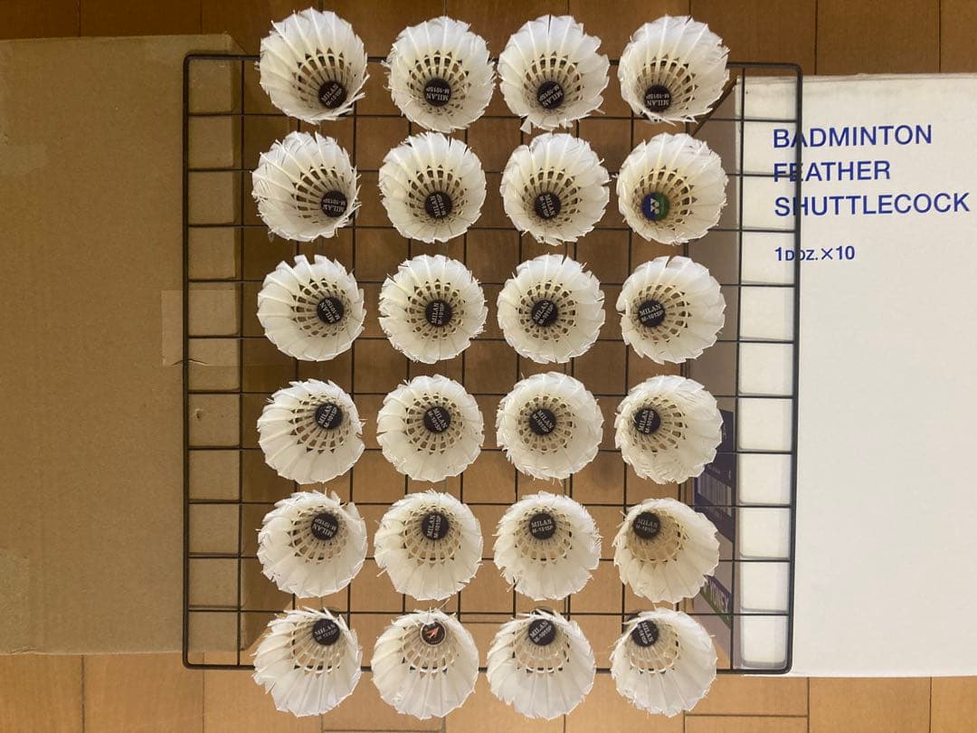 ろいミランM-101SPなど基礎ノック用120個（筒はニューオフィシャル）