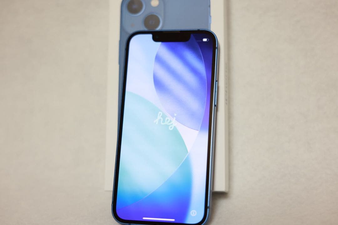 ❗️純正バッテリー100% 13 mini 512gb ブルー　美品❗️