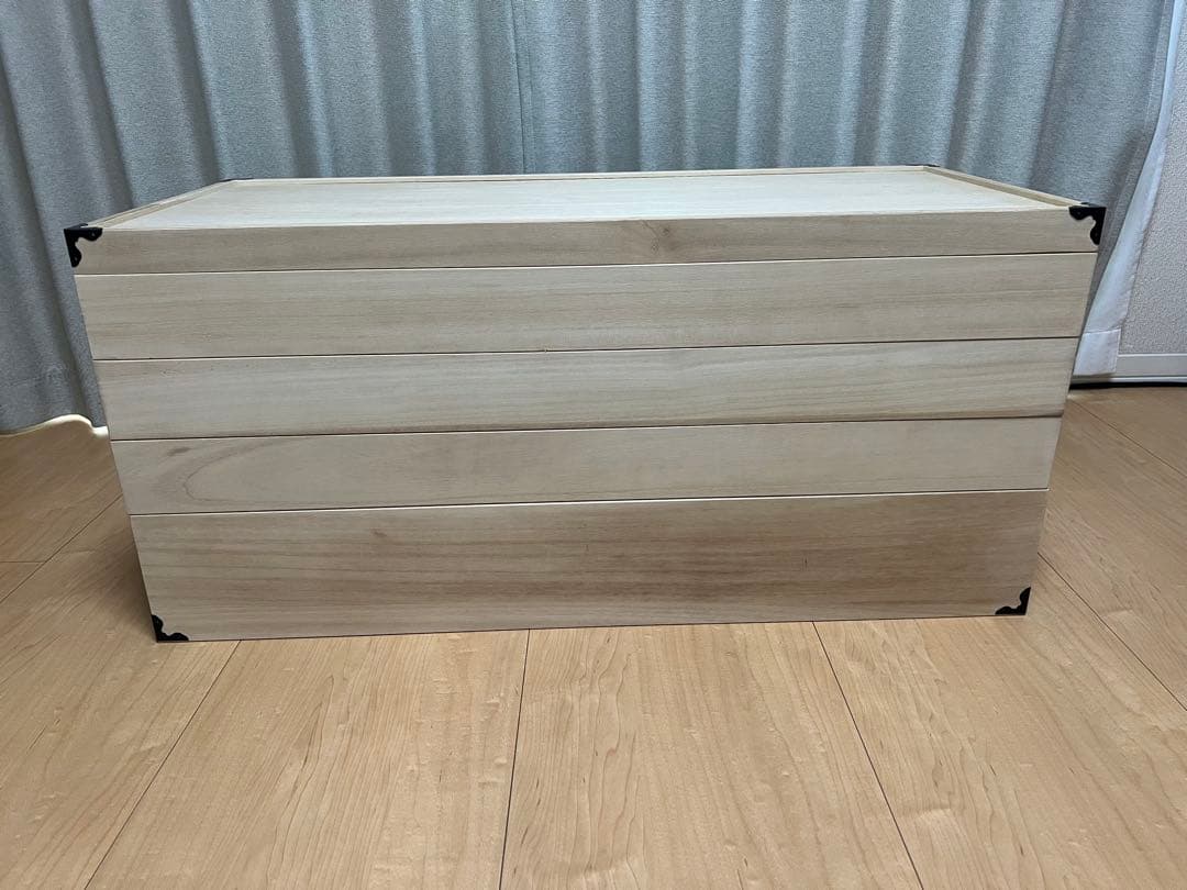 着物 収納ケース　桐箱 4段 衣裳ケース 国産　肥前桐民芸