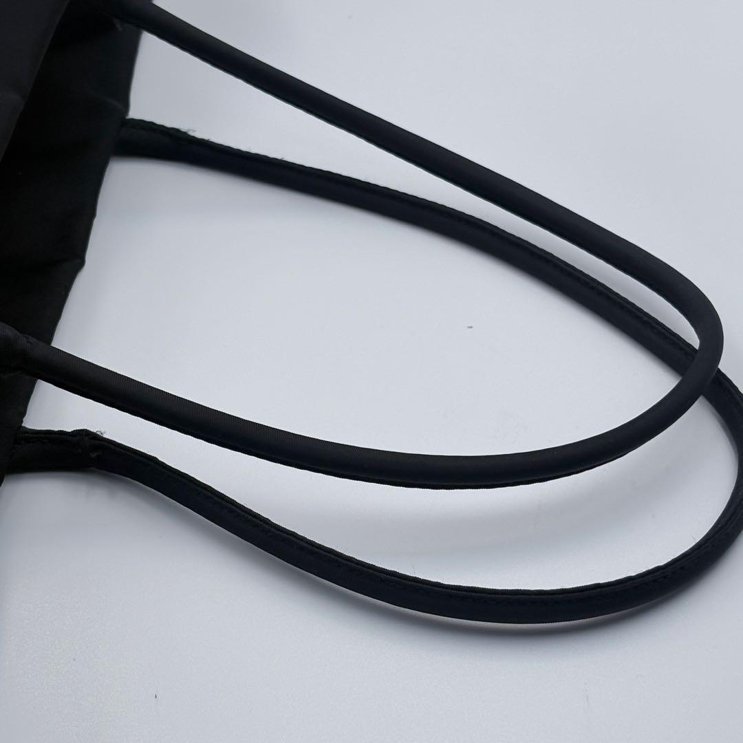 PRADA ナイロン トートバッグ ブラック 三角ロゴ 大容量 ハンドル傷あり