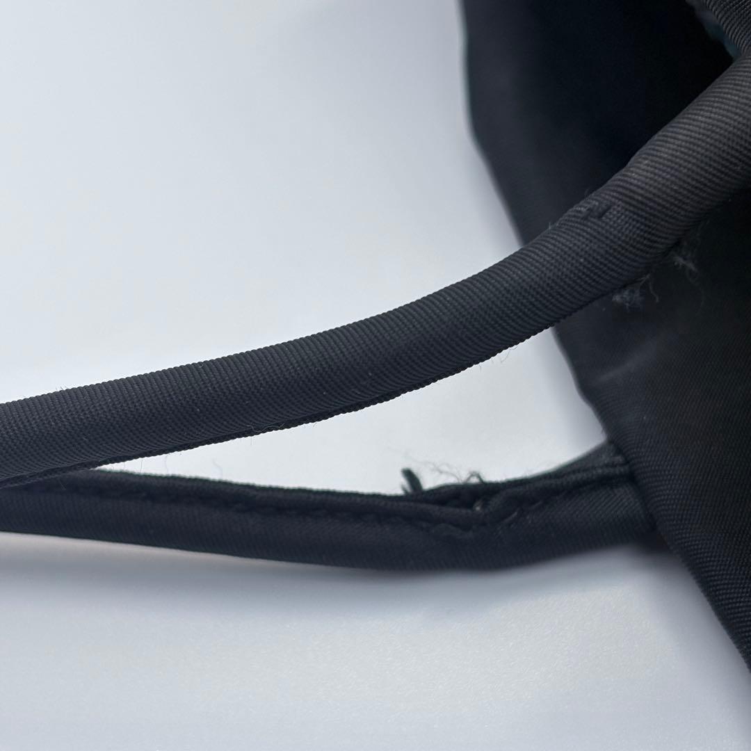 PRADA ナイロン トートバッグ ブラック 三角ロゴ 大容量 ハンドル傷あり