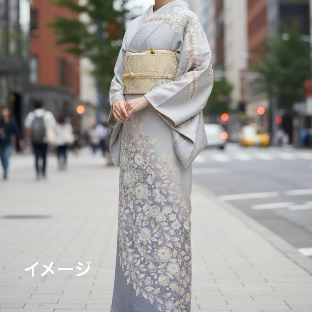 訪問着単品　正絹【254】お宮参り