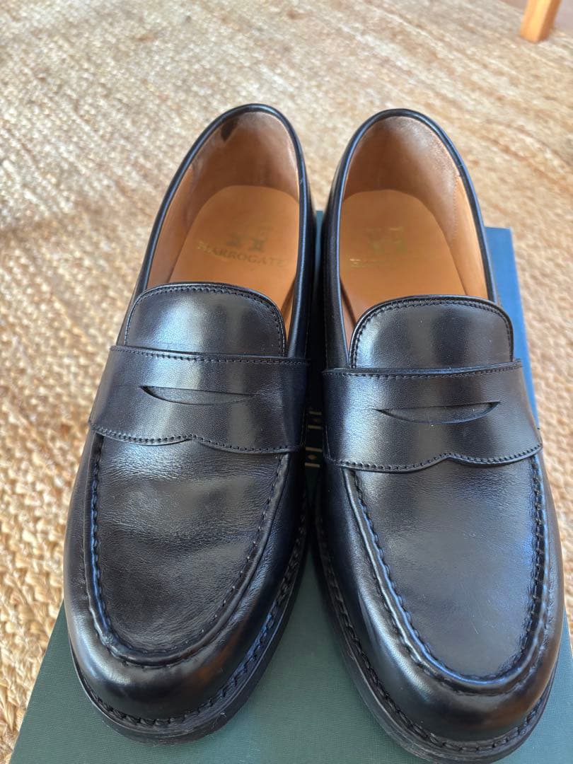 HARROGATE ブラック ローファー