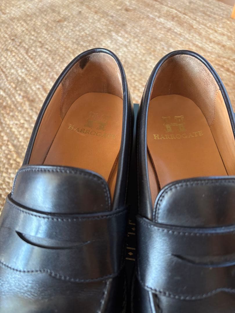 HARROGATE ブラック ローファー