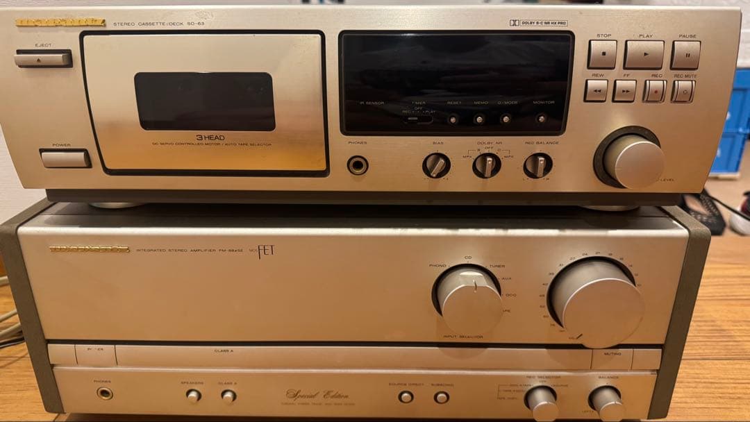 Marantz PM-88aSEステレオプリメインアンプと3HEAD SD-63