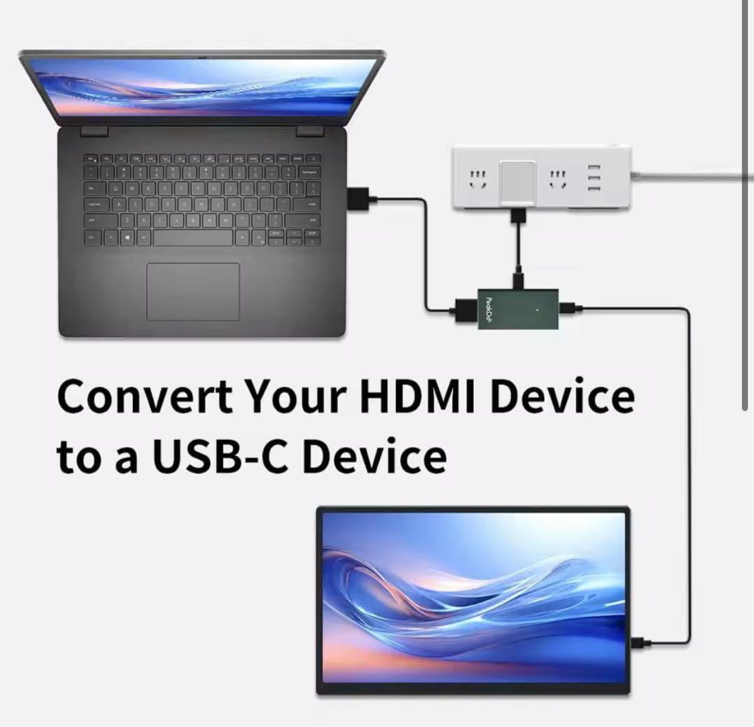 新品 PeakDo 4K HDMI-TypeC メスアダプター　①