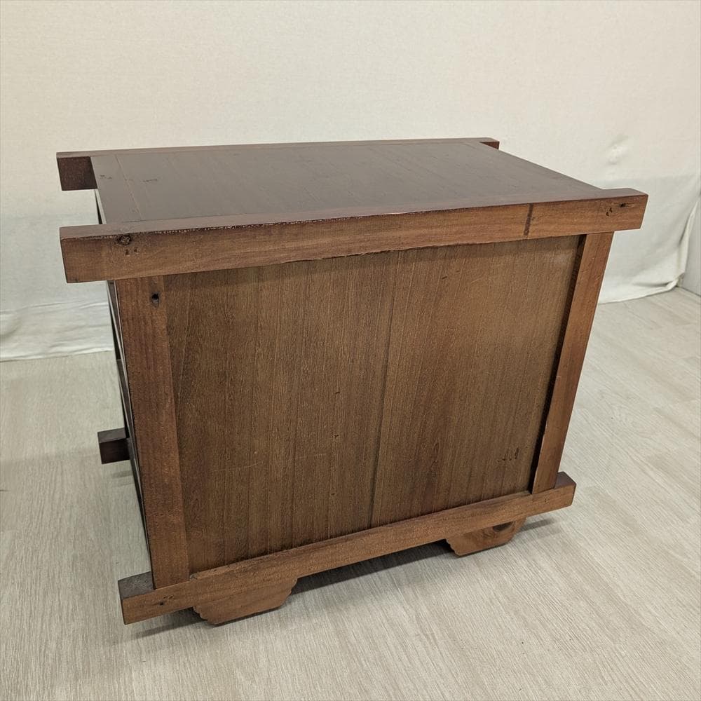 民芸家具　天然木　車箪笥　整理箪笥　時代家具　箪笥　タンス　たんす　引き出し