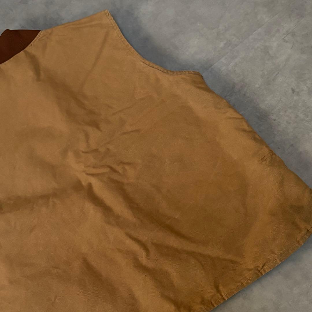 カーハート ダック ワークベスト キルティング裏地 XL〜XXL相当 フェード