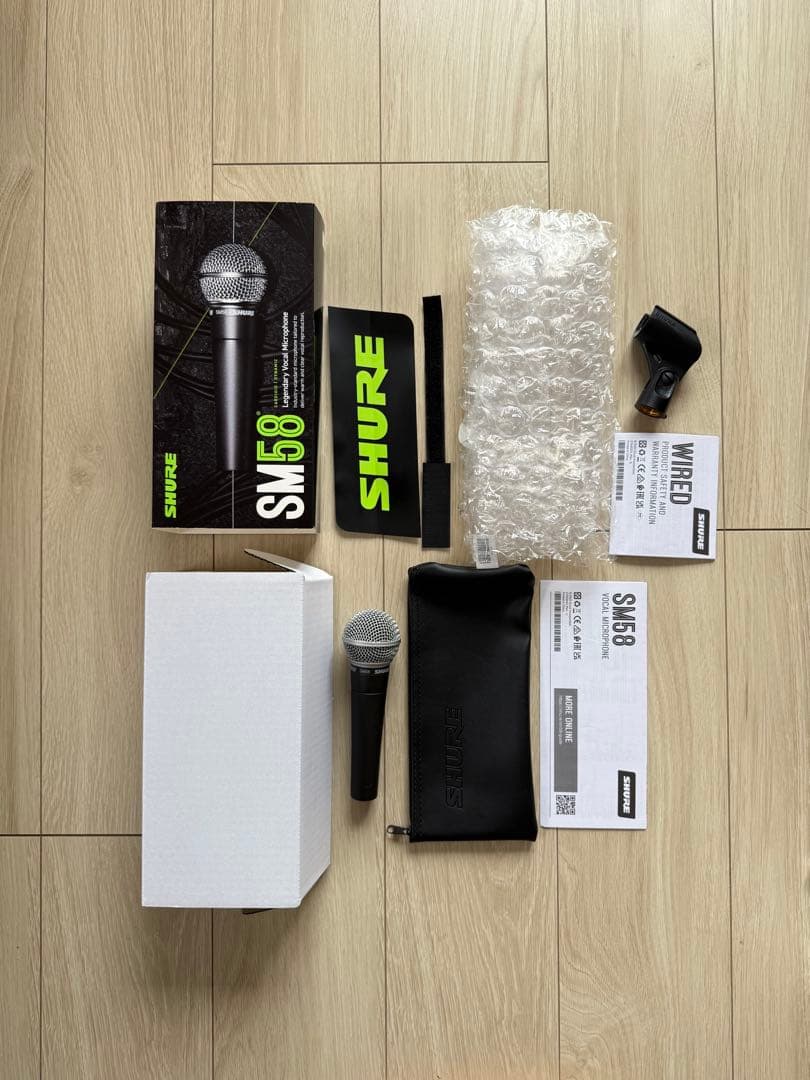 【ほぼ未使用】AG03MK2＋SM58＋ヘッドホン 配信フルセット