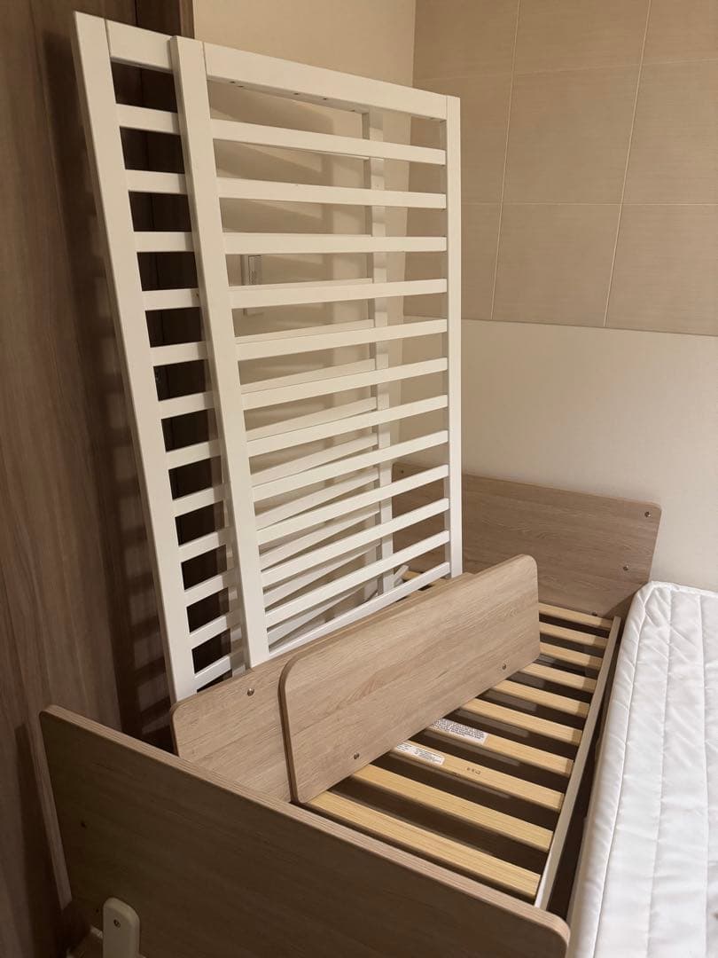 Boori ブーリ　Natty ホワイト木製ベビーベッド