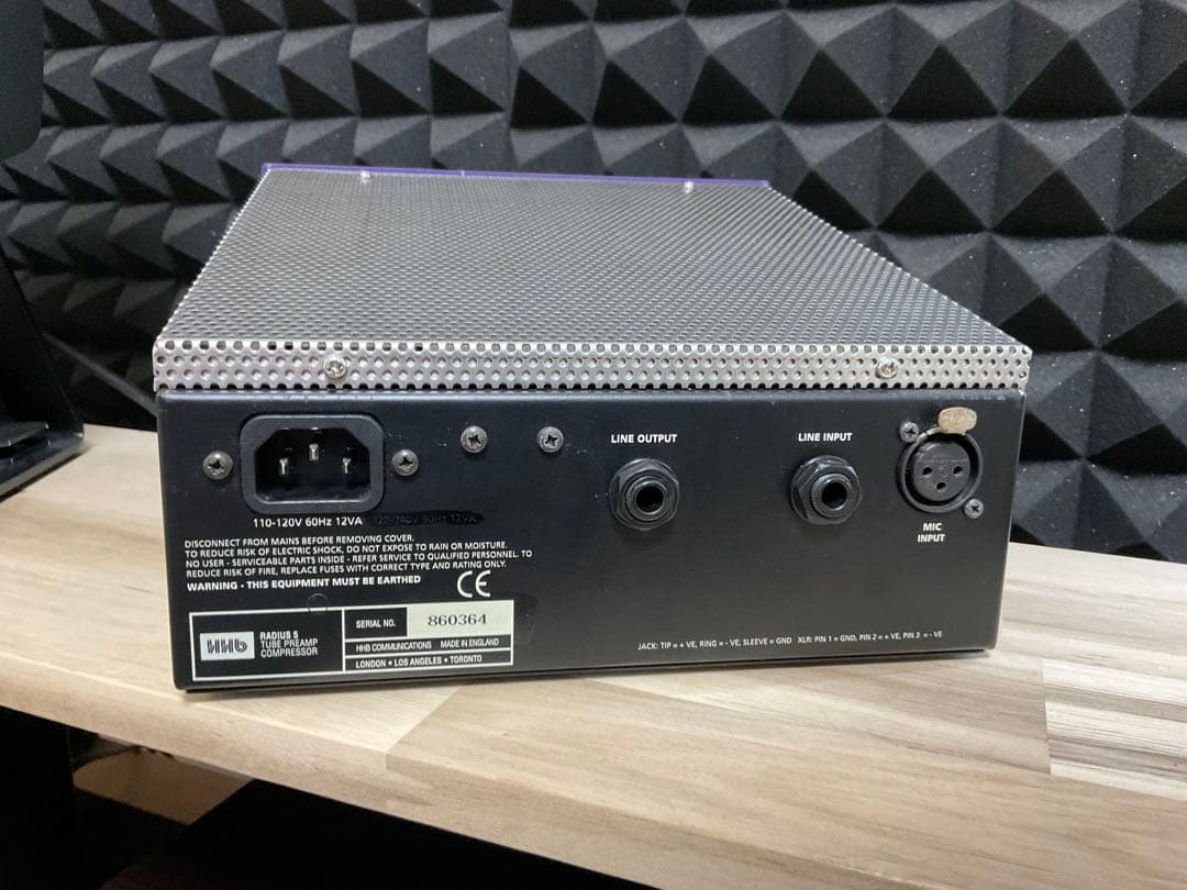 真空管プリ&コンプ（サンプル音源動画あり）FATMAN2 HHB Radius5