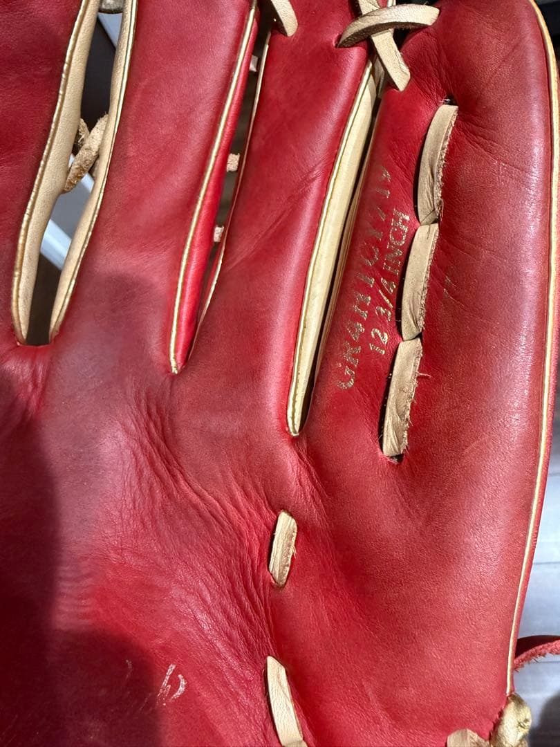 Rawlings 軟式グローブ レッド/ベージュ