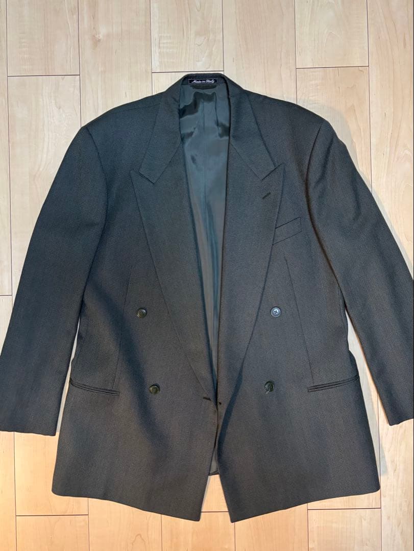 GIORGIO ARMANI スーツ上下　グレーグリーン