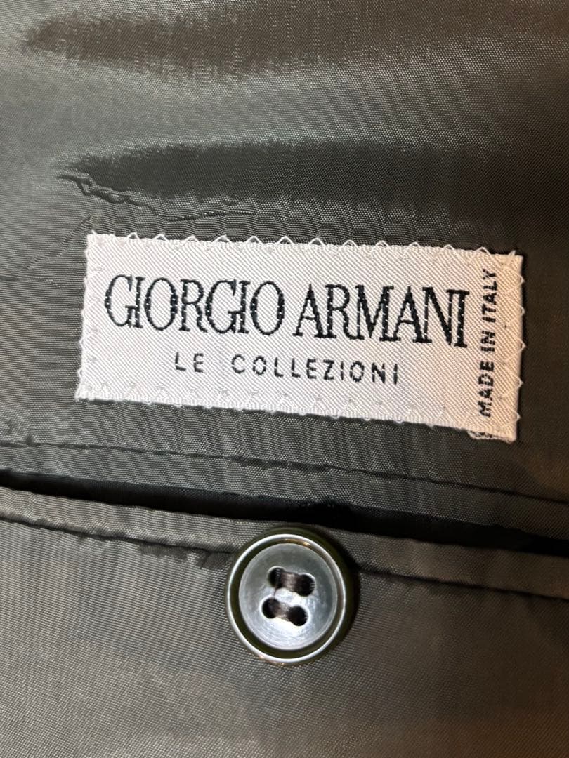 GIORGIO ARMANI スーツ上下　グレーグリーン