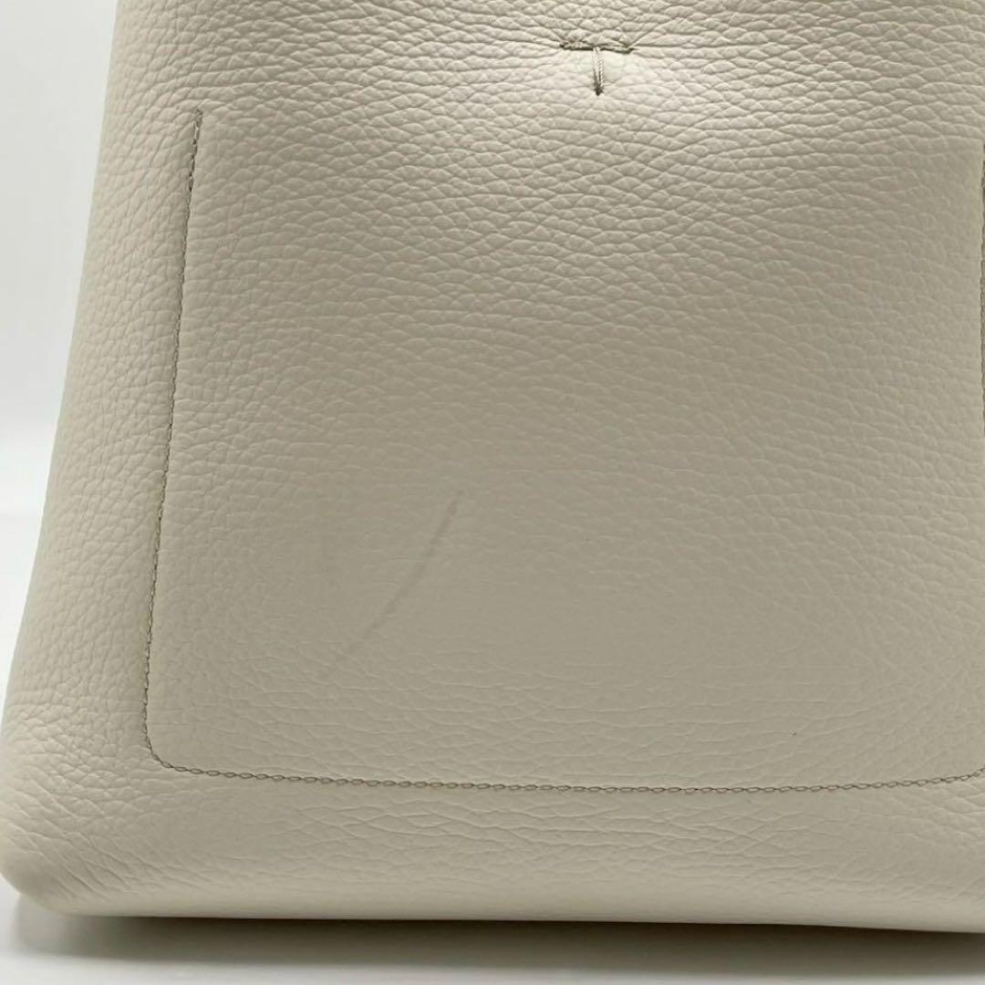 【美品】TOD's トッズTタイムレスマイクロ 2way アイボリー