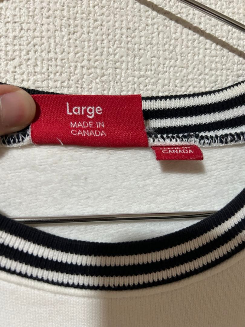 Supreme スウェット トレーナー ホワイト