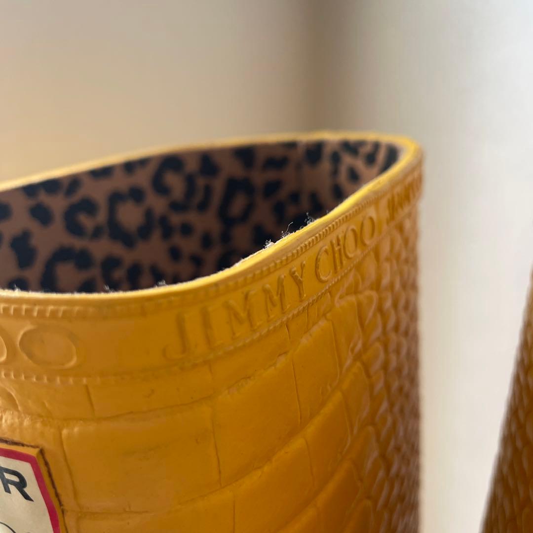 【日本未発売】HUNTER ハンター ジミーチュウ コラボ 長靴 レインシューズ